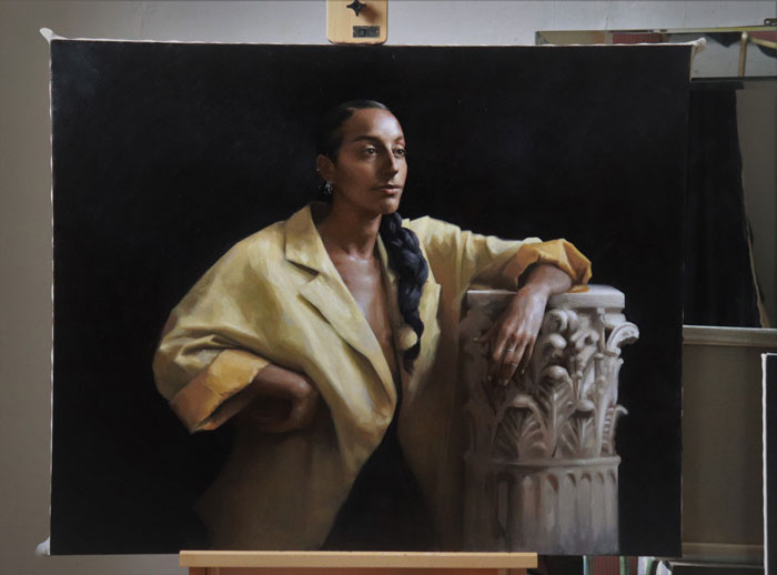 A portrait of Lydia Mehari by Eric J Drummond