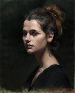 The figures and portraits by the painter Eric J Drummond - Trendy Art Ideas