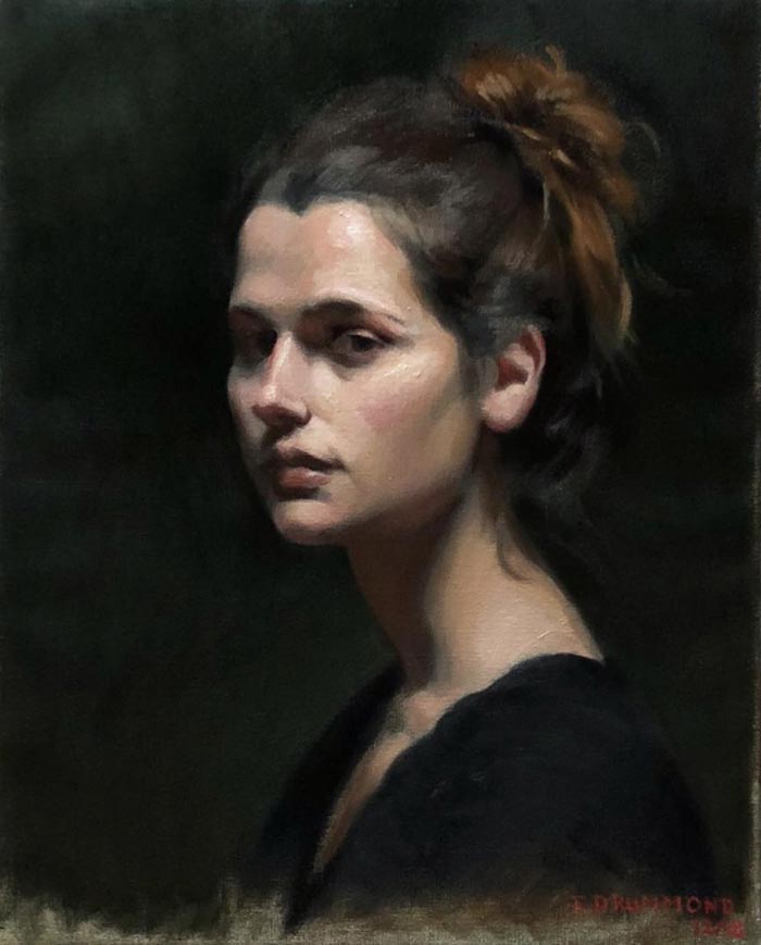 Anna Oil on canvas by Eric J. Drummond