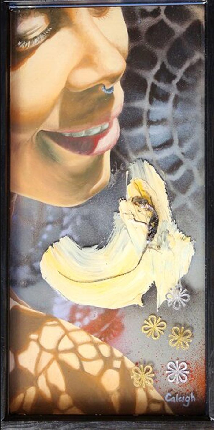 The Silken Smile figure 3d Oil Painting by Caleigh Bird