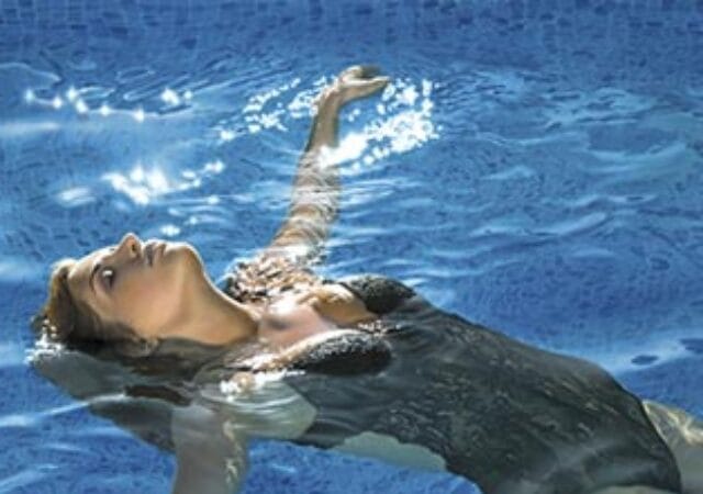 Beauty in blue hyper realistic painting by Johannes Wessmark