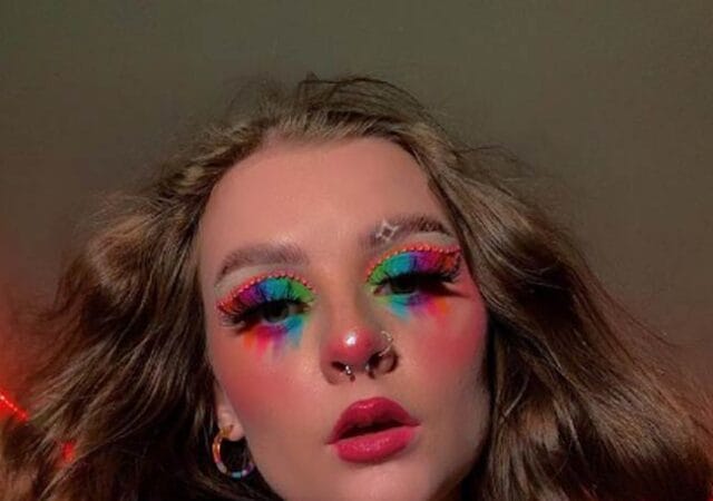 Colorful eye makeup looks by keely irvine