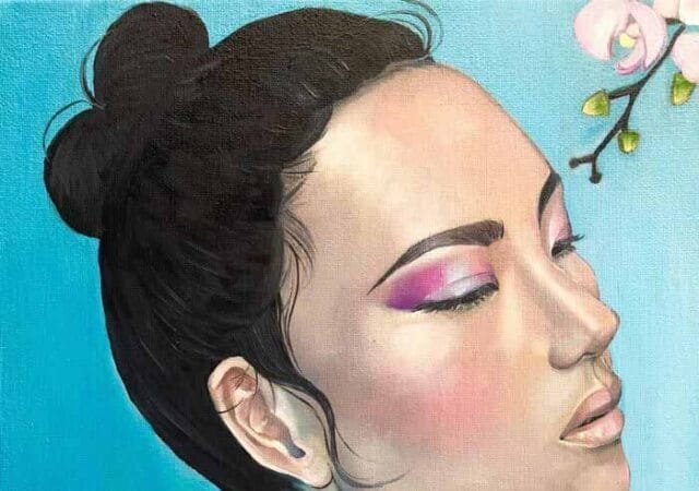 Realistic oil painting portrait