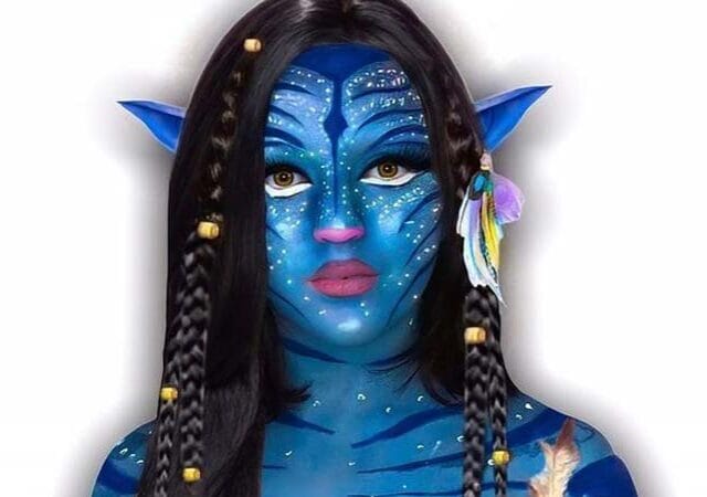 Avatar full body painting Celine Cruz