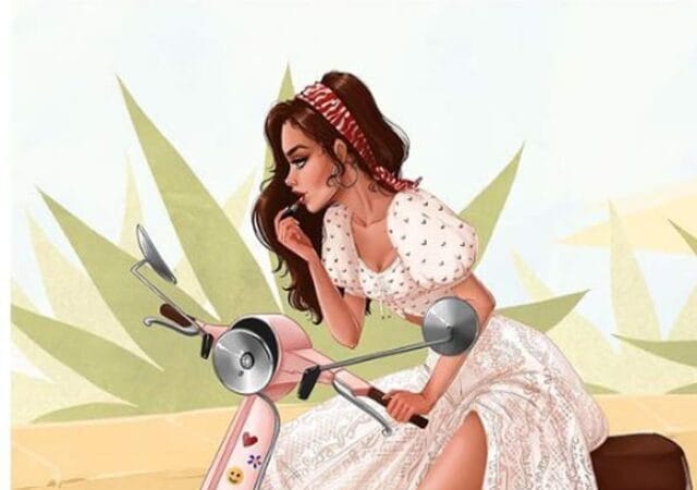 Stunning fashion illustration drawing