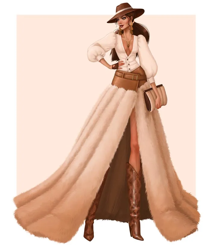 Clothes illustration by Tess