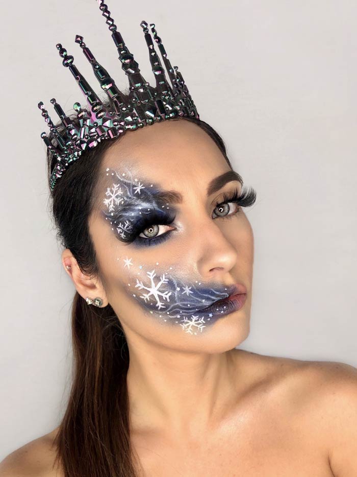 Ice Queen makeup Christa Rice