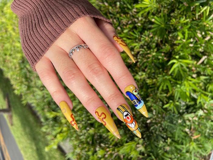 Beautiful Hand Painted Nail Art by Ceirra Carlini-Smith on Trendy Art Ideas