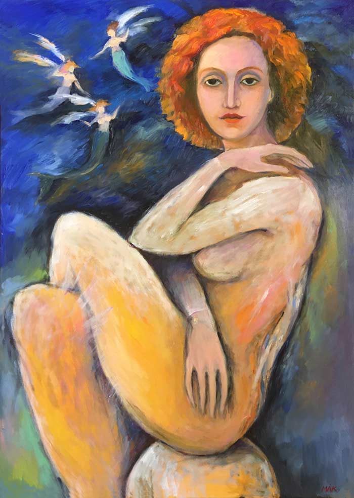 Mona Lisa Painting by Irene Makarova