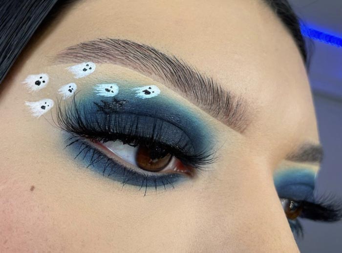 Lovely eye makeup look by Connie Lucio
