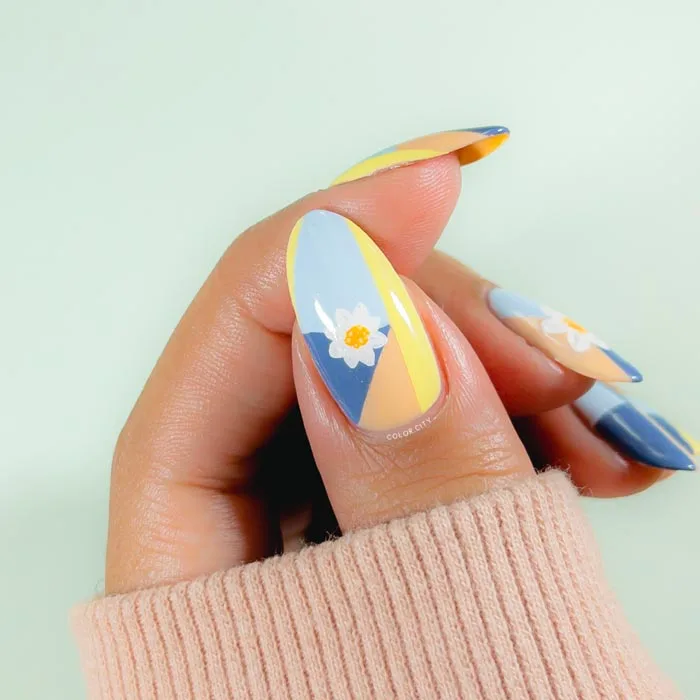 Spring Pattern Nail Art Designs by Raiza