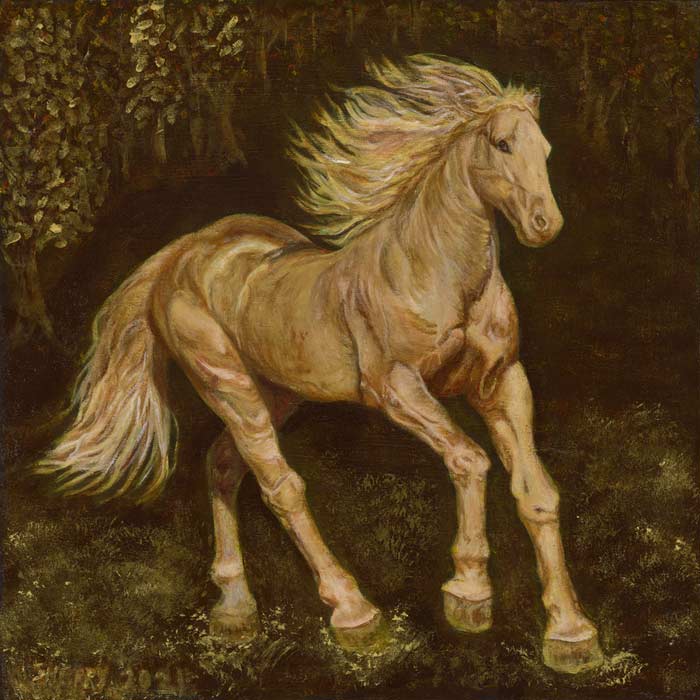 How to Paint a Horse in Acrylics by Sherry Farsad