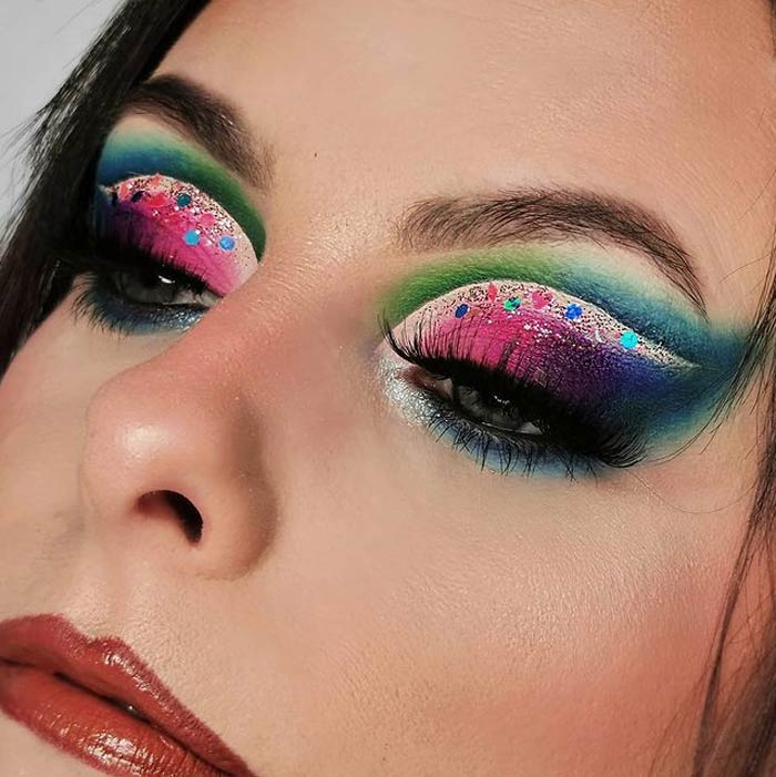 Beauty eye makeup look by Ania Skibinska