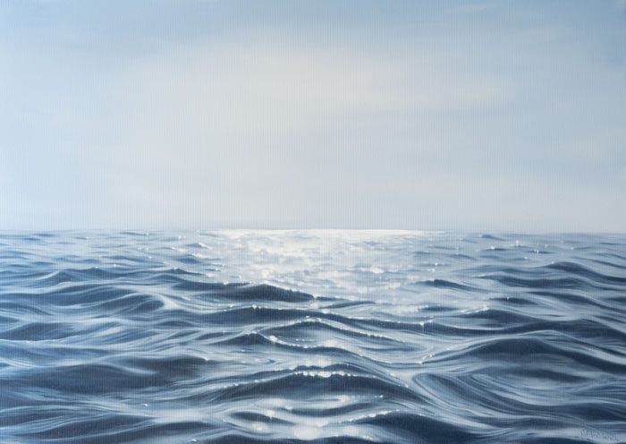 Ocean scene painting by Nina Albiniova