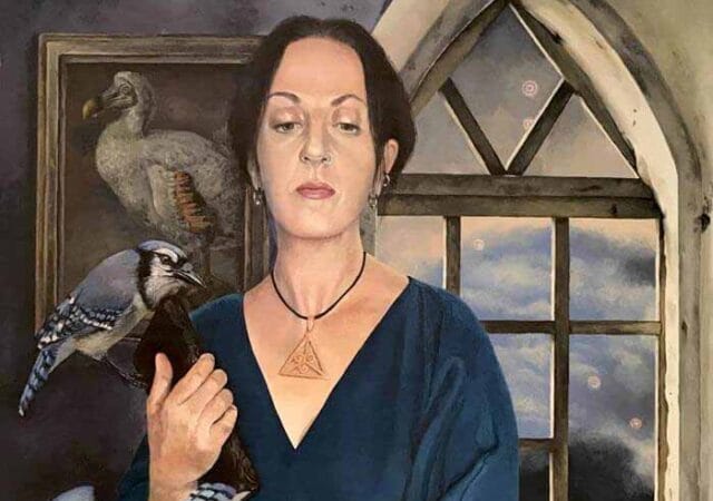 The Reading Realism Painting by Artist Lisa Lennon