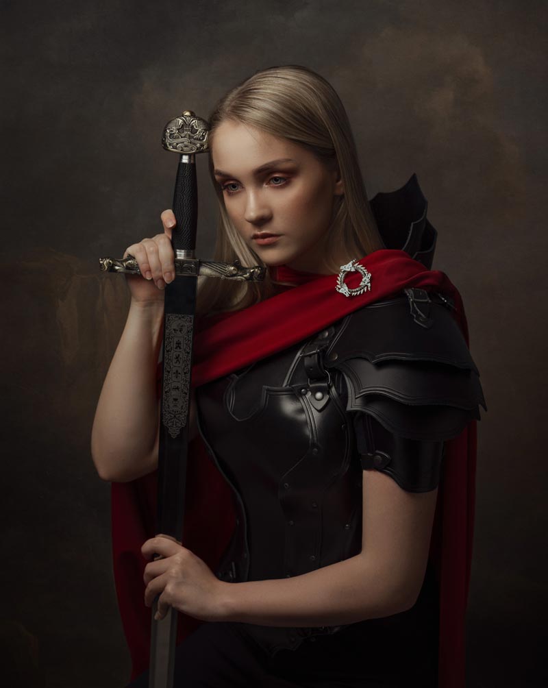 Targaryen Warrior Painterly Portrait by Hajnalka Beren