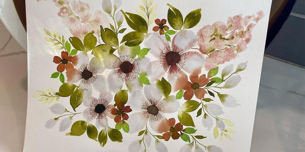 Watercolor Flowers Ideas by Shellie Sylla