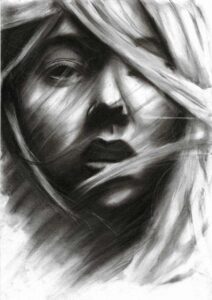 Draw realistic charcoal portraits by Denny Stoekenbroek - Trendy Art Ideas