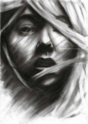 Draw realistic charcoal portraits by Denny Stoekenbroek - Trendy Art Ideas