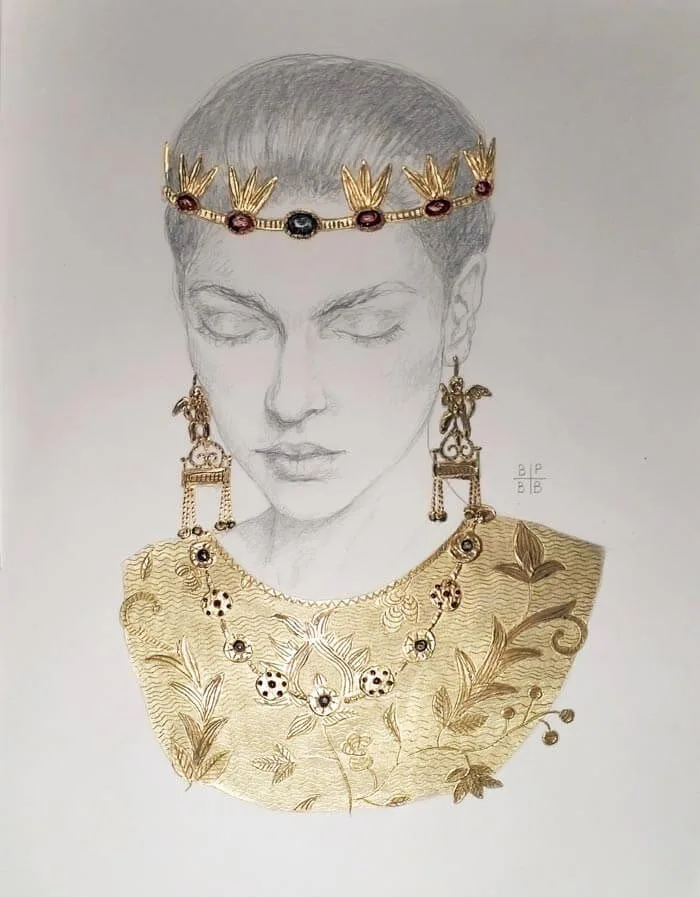 The Woman Drawing Pencil on Paper by Artist Bahman. Woman portrait, Figurative drawing, Texture painting drawing The Woman Drawing Pencil on Paper by Artist Bahman