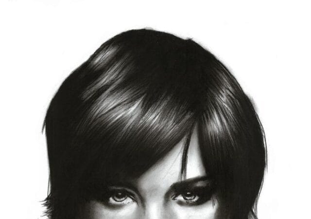 Olivia realistic portrait drawing by Denny Stoekenbroek