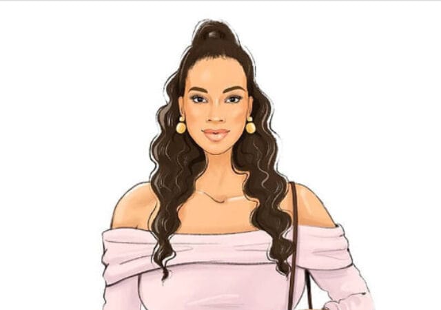 Woman fashion illustration by Starkin