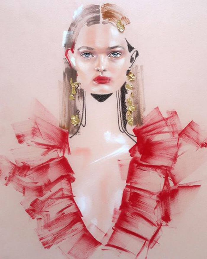 Zhenya Z Fashion Illustrator and Teach Illustrators on Trendy Art Ideas