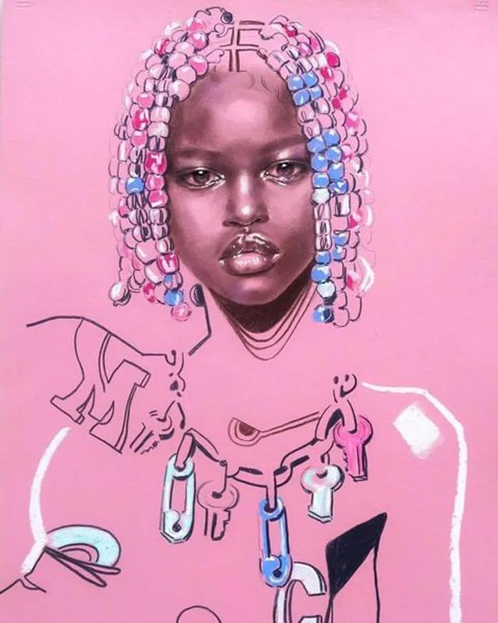 Moschino Fashion illustration by Zhenya Z