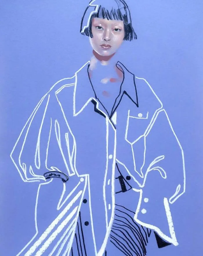 PeterDo Fashion illustration by Zhenya Z