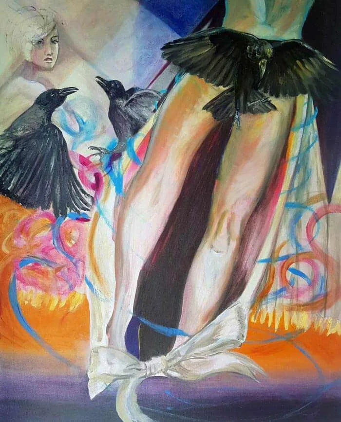 Figurative oil painting by Katarzyna M Rymarz