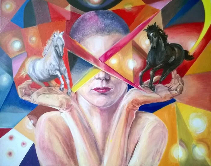 Figure Oil Painting by Katarzyna M Rymarz