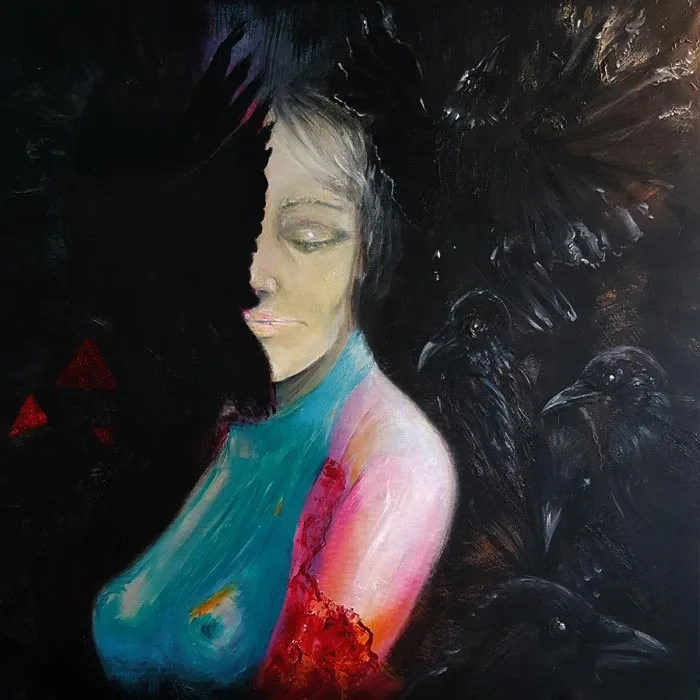 Nude figure painting by Katarzyna M. Rymarz