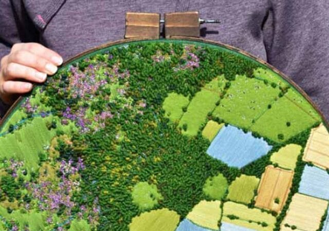 Amazing handmade aerial landscape by Victoria Rose Richards