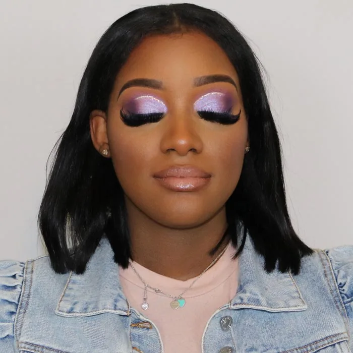 Lovely eyes makeup look