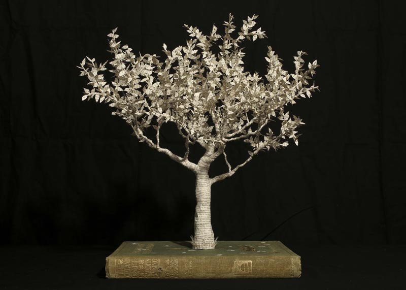 Wisdom of a Tree Book Sculpture by Emma Taylor