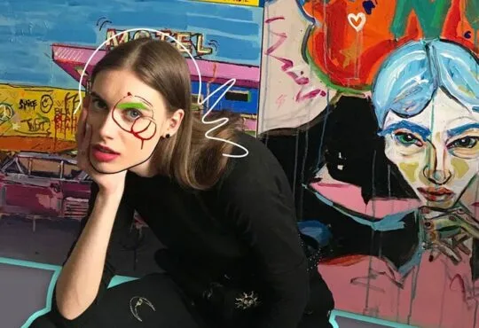 Guste Design Artist With Paintings