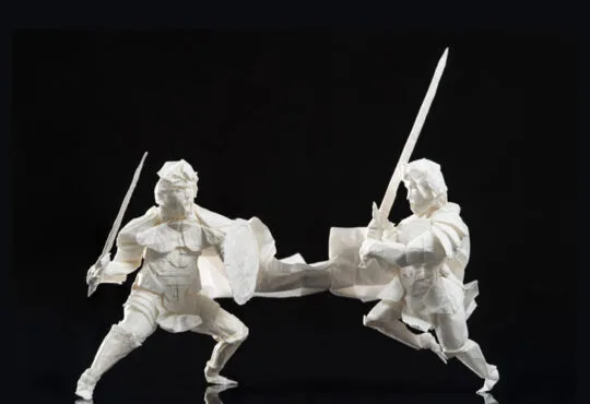 Origami knight papercraft