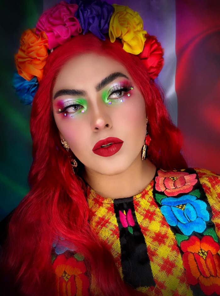 Beautiful makeup look by Sarai Paniagua