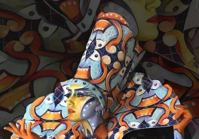 Incredible body painting art by Professional Body Painter Maurizio Fruzzetti