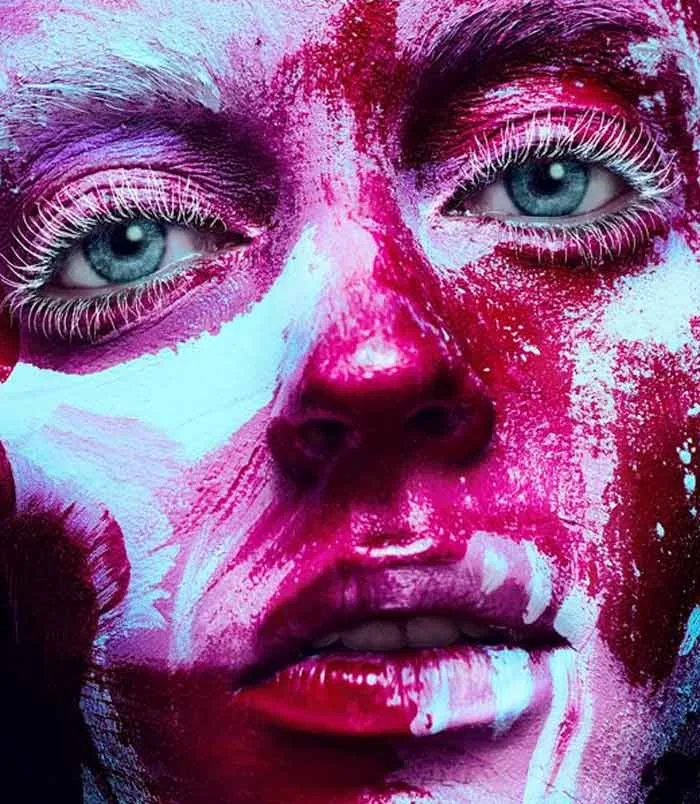 Portrait Color Dust V Art photography Lidia Vives
