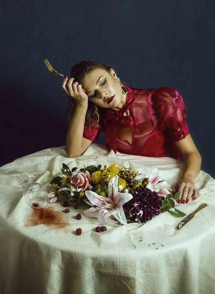 Art photography the dinner lidia vives