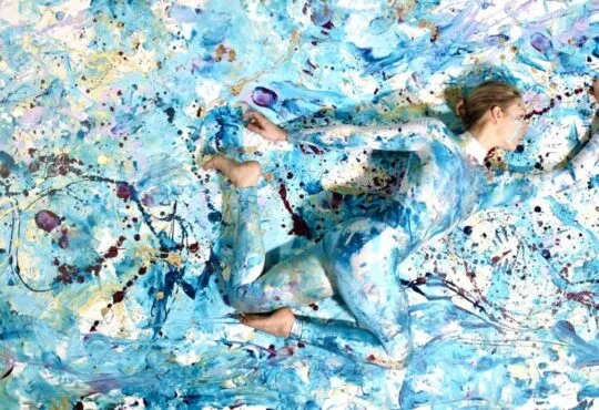 Created Body Medium performance painting Annika Rhea