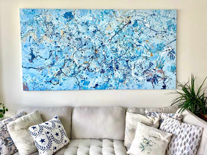 Wall decoration abstract painting by Annika Rhea