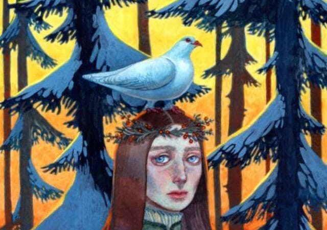 Beautiful fairytale illustration by Artist Yulia Khanova