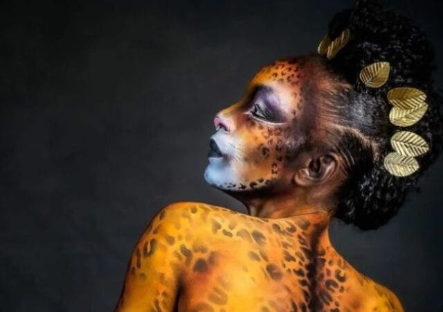 Cheetah Body paint Bodypaint by anna chapovalov