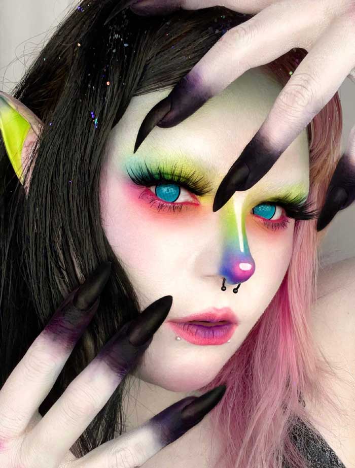 Fantasy makeup look by Bee Mellifera