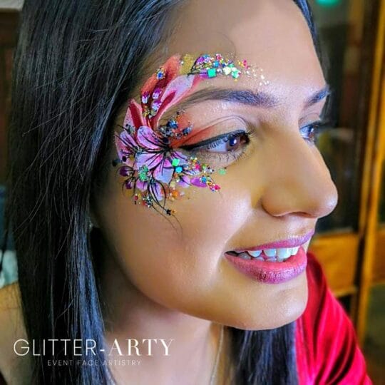 GlitterArty Face Painting or Art Form? Trendy Art Ideas