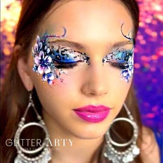 GlitterArty Face Painting or Art Form? Trendy Art Ideas