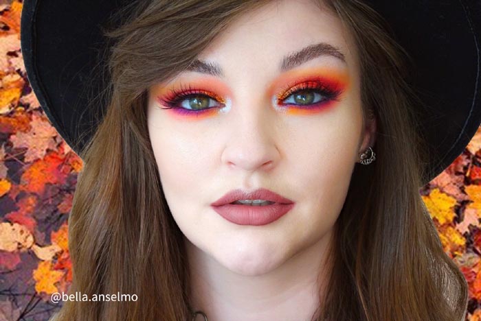 Beautiful and creative makeup look by Bella Anselmo
