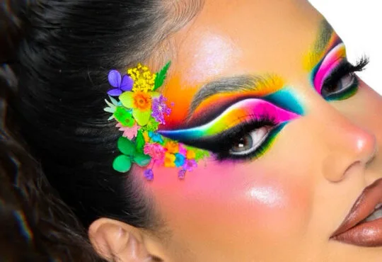 Colourful Samurai Creative Eye Makeup Techniques by Iman Abdul